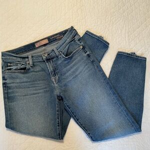 7 For All Mankind Luxe Vintage Roxanne Ankle Jeans Size 28